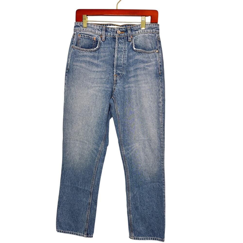 GRLFRND The Karolina High Rise Straight Crop Jeans Long Island Wash 27 - Picture 4 of 9